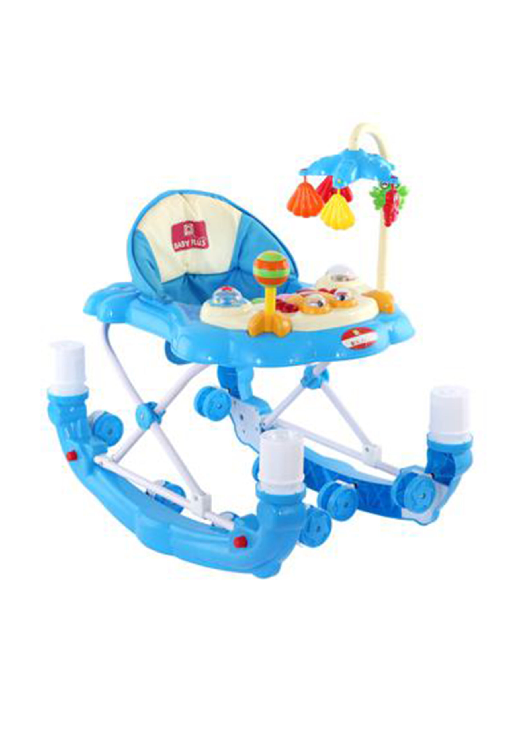 Babyplus BP6003 W Blue Baby Walker Cum Rocker 4 16 M Baby Plus